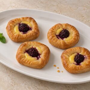 Boysenberry Mini Danish — illustrative serving presentation