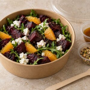 Roasted Beetroot, Orange, Feta & Dukkah Lunch Bowl