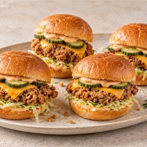 Golden Crunch Chicken Mini Bun — presentation image