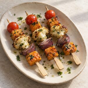 Lemon–Herb Roast Vegetable Skewer — presentation image
