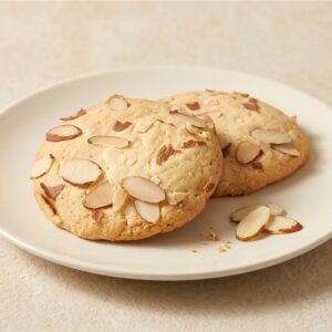 Almond Cookie — illustrative serving presentation