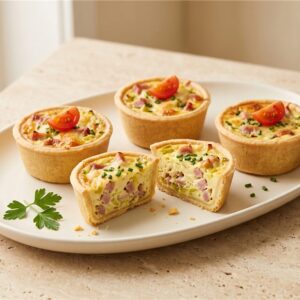 Bistro Bacon, Leek & Gruyère Mini Savoury Tart