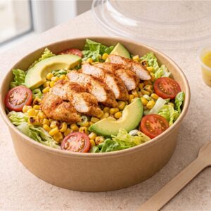 Cajun Chicken, Charred Corn & Avocado Lunch Bowl
