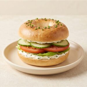 Chive Cream Cheese & Crunch Mini Bagel