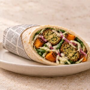 Falafel & Roast Pumpkin Wrap