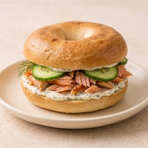Harbour — Flaky Smoked Salmon Mini Bagel