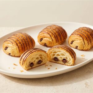 Mini Pain au Chocolat — illustrative serving presentation